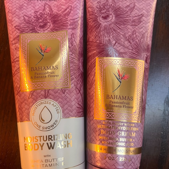 Bath & Body Works Bahamas Passionfruit Moisturizing Body Care Trio Spring 2025 - Picture 2 of 3